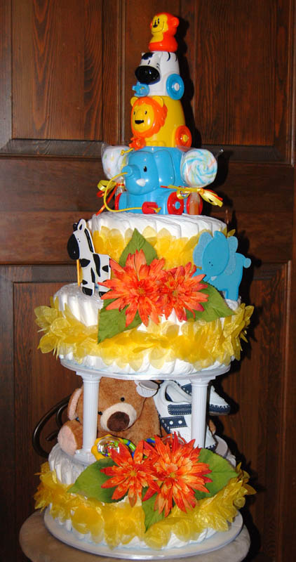 Safari Baby Shower Cake