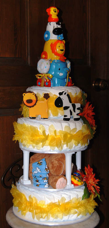 Safari Diaper Cake