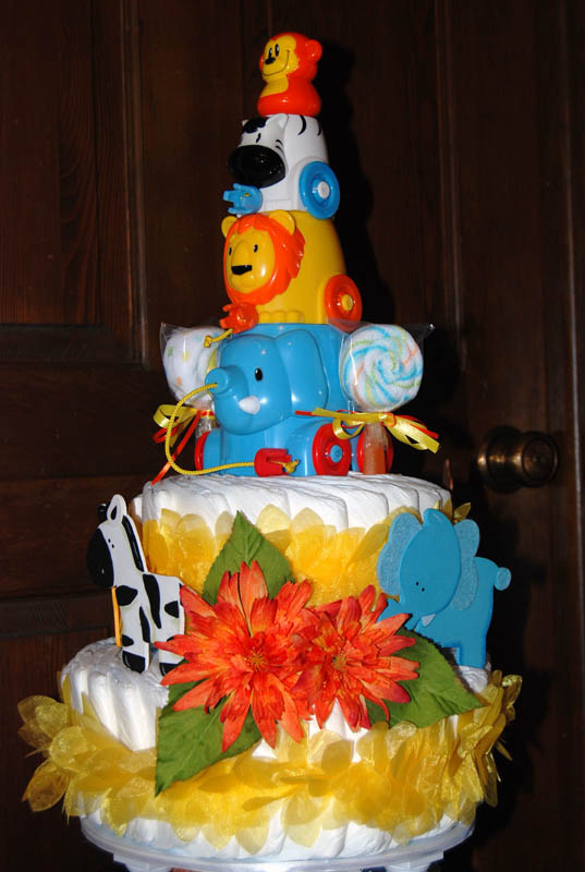 Safari Diaper Cake