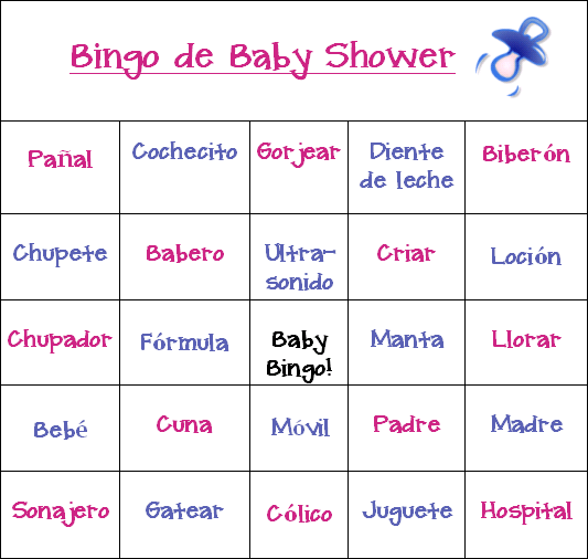 Juegos de Baby Shower para fiesta infantil