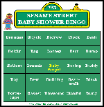 Baby Shower Party Bingo Baby Shower Party Bingo