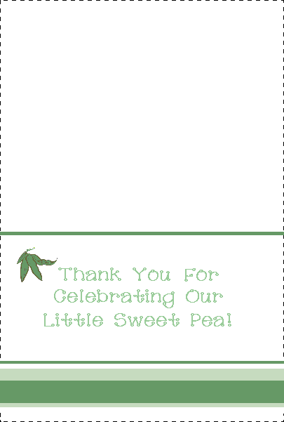 thank you baby shower card