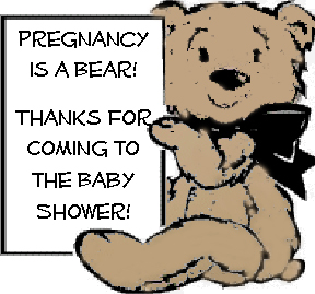 Teddy Bear Favor Card