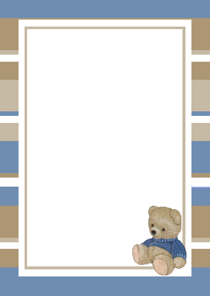 teddy bear baby shower invitations