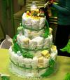 Sweet Pea Diaper Cake