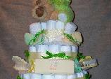 	twins diaper cake