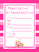 baby shower valentines party