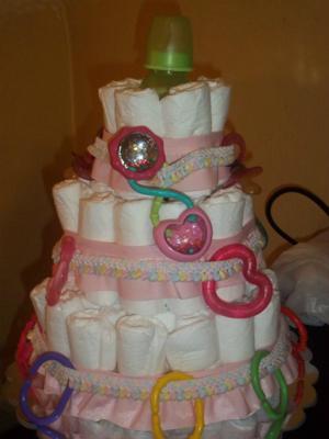 All three tiers with decorations