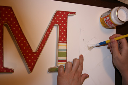 Baby Lettering  Nursery on Wooden Nursery Letter