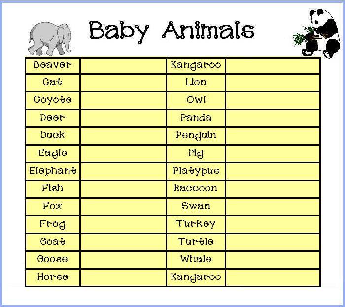 Free Baby Shower Game! Free Baby Shower Game!