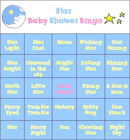 A Star is Born Baby Shower Game!