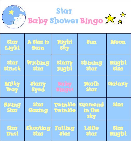 A Star is Born Baby Shower Game!