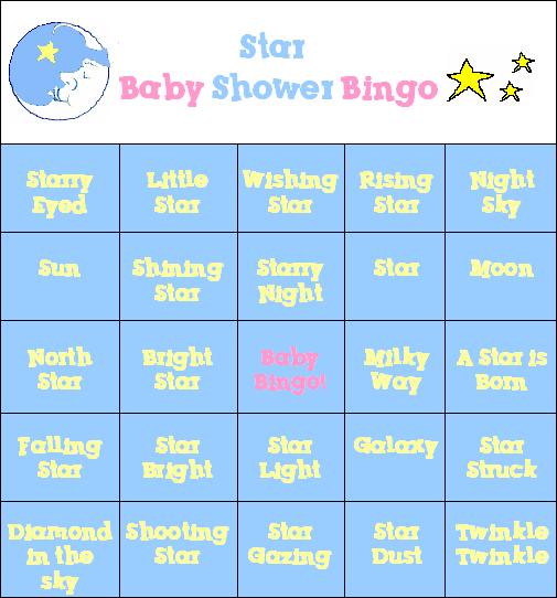 A Star is Born Baby Shower Game!