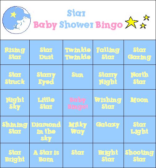 A Star is Born Baby Shower Game!