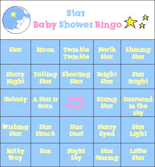 A Star is Born Baby Shower Game!