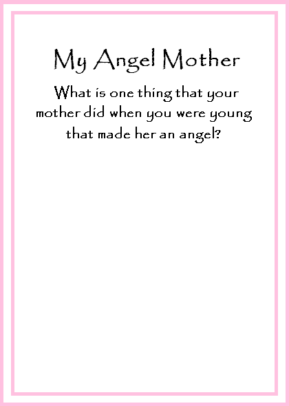 Angels baby shower theme activity
