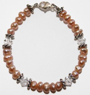 antique rose baby bracelet