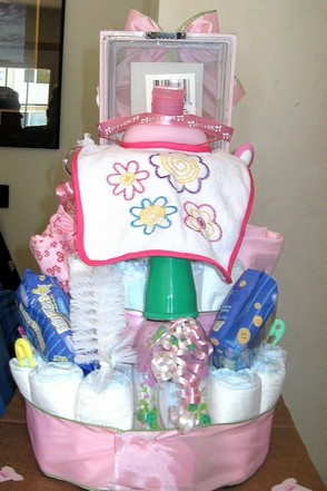 Precious Diaper Cake