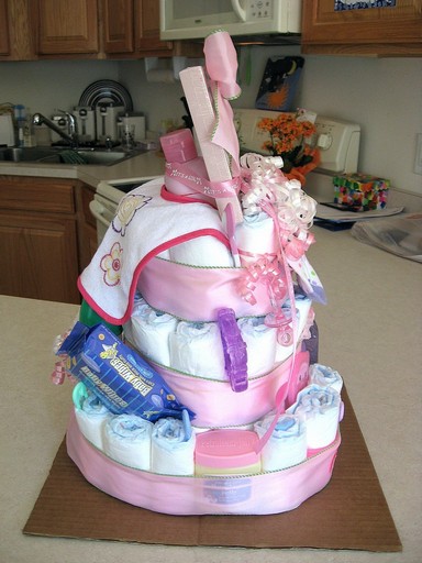 Precious Diaper Cake