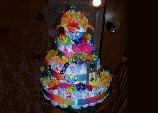 hawaiian baby shower centerpiece