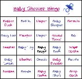 baby shower bingo cards