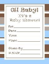 baby shower invitation