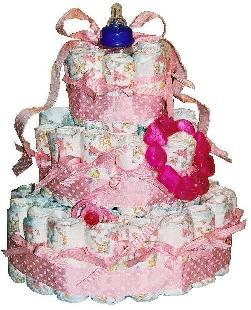 how to make a diaper cake