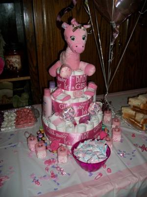 baby girl cake