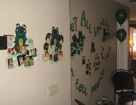 frog baby shower ideas