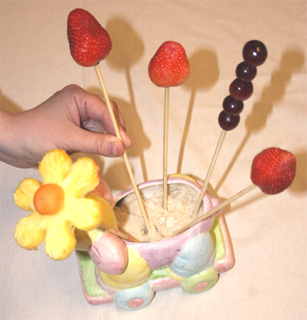 Edible fruit bouquet