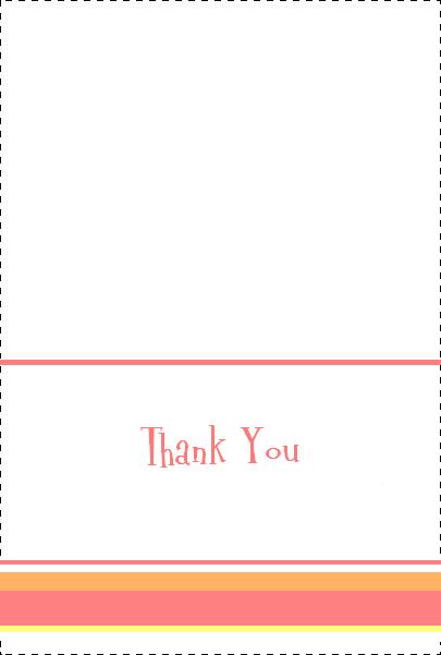 baby shower thank you notes