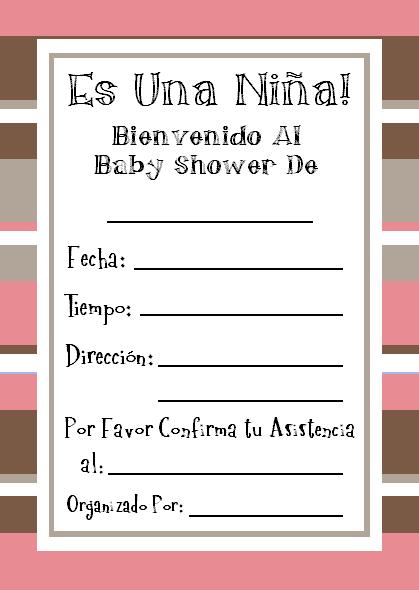 gratis invitaciones para baby shower