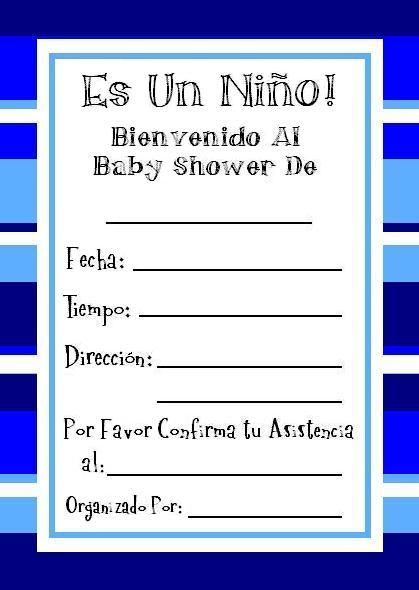 Gratis modelos de invitaciones para baby shower