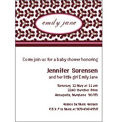 Pretty Pink & Brown Card