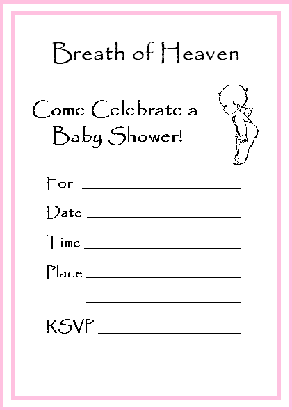 angel printable baby shower invitations angel printable baby shower invitations