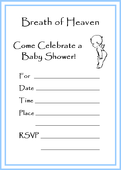 angel printable baby shower invitation angel printable baby shower invitation