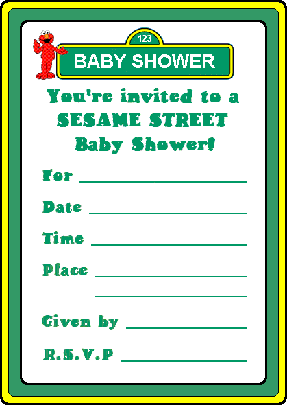 Free to print baby shower invitations
