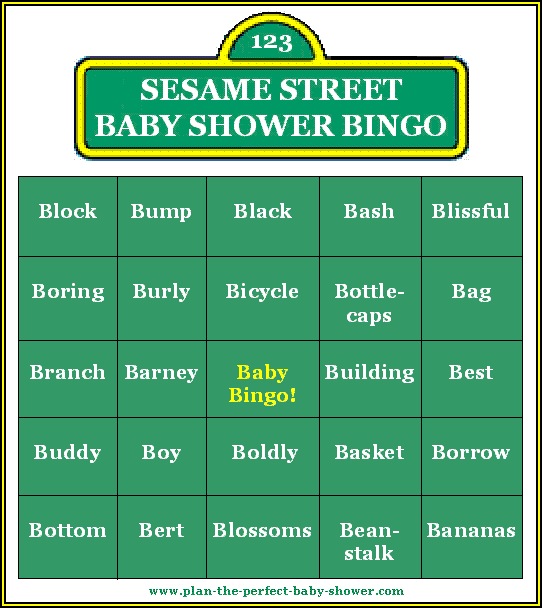 new baby shower game