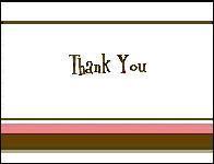 Baby shower thank you cards